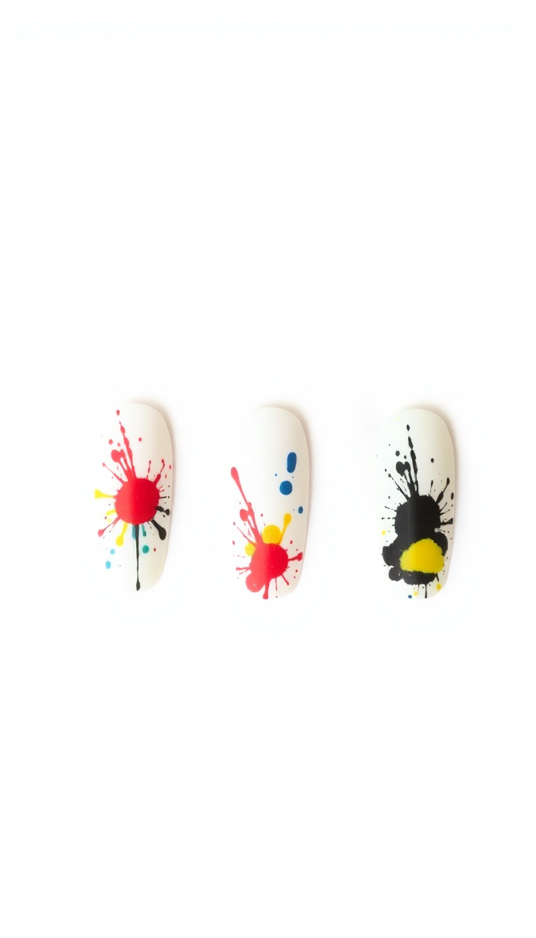 15. Creative Splatter Art