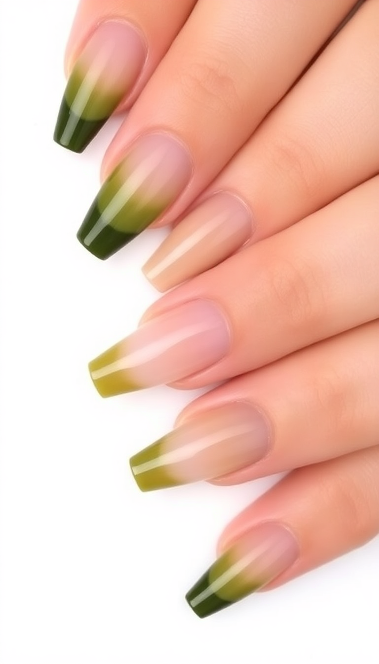 18. Opulent Olive Ombre