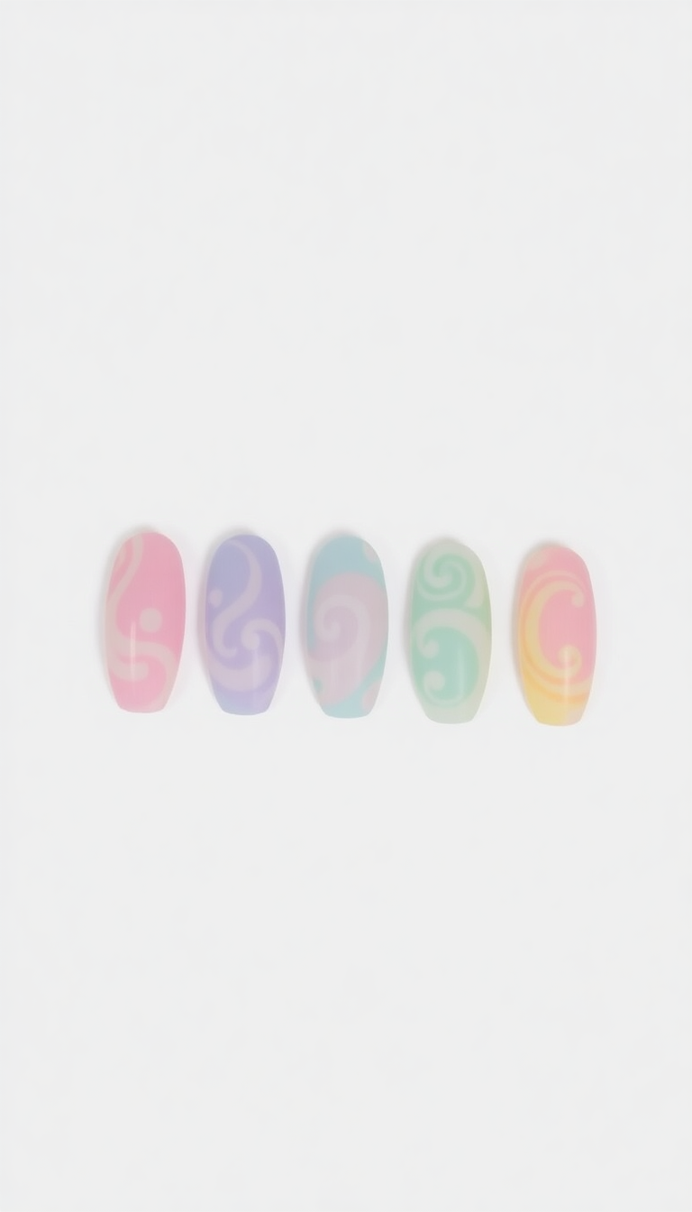 2. Pastel Swirls