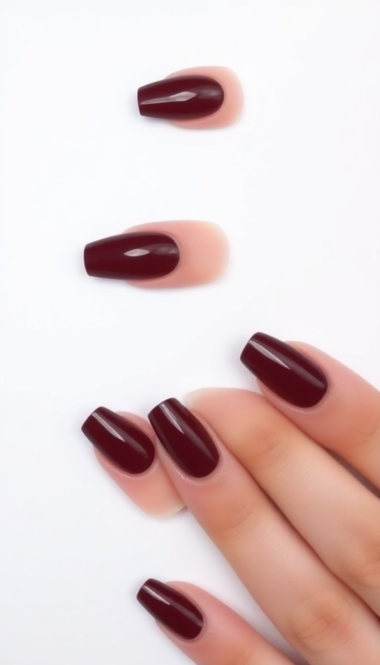 2. Rich Burgundy Bliss