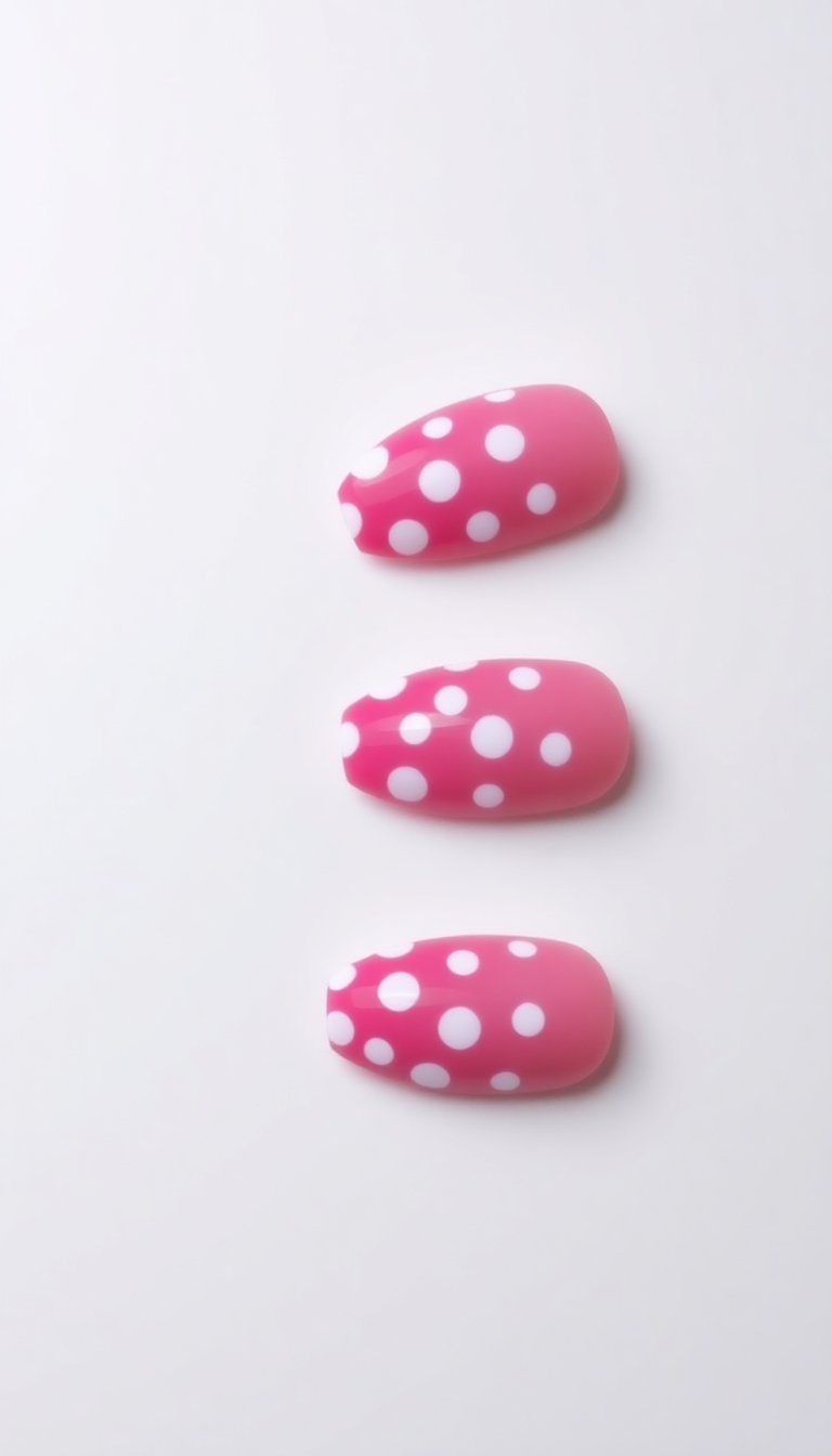 3. Playful Pink Polka Dots