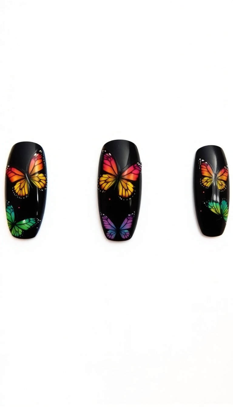 4. Bold Butterfly Accents