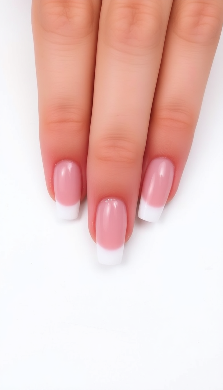 5. Classic French Tips with a Twist