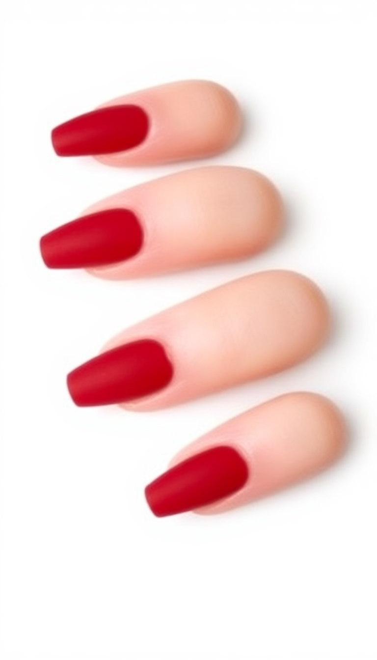 5. Elegant Red Velvet Matte