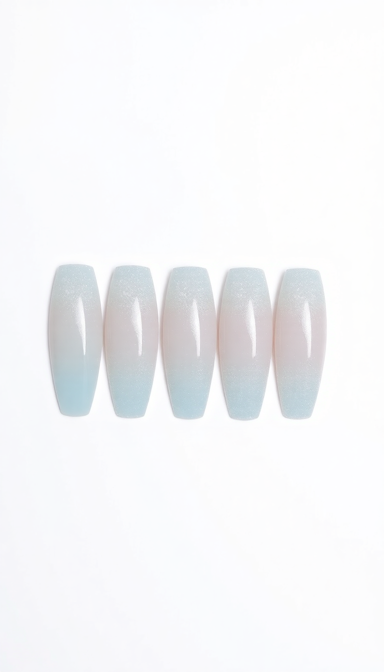 5. Icy Ombre Shimmer