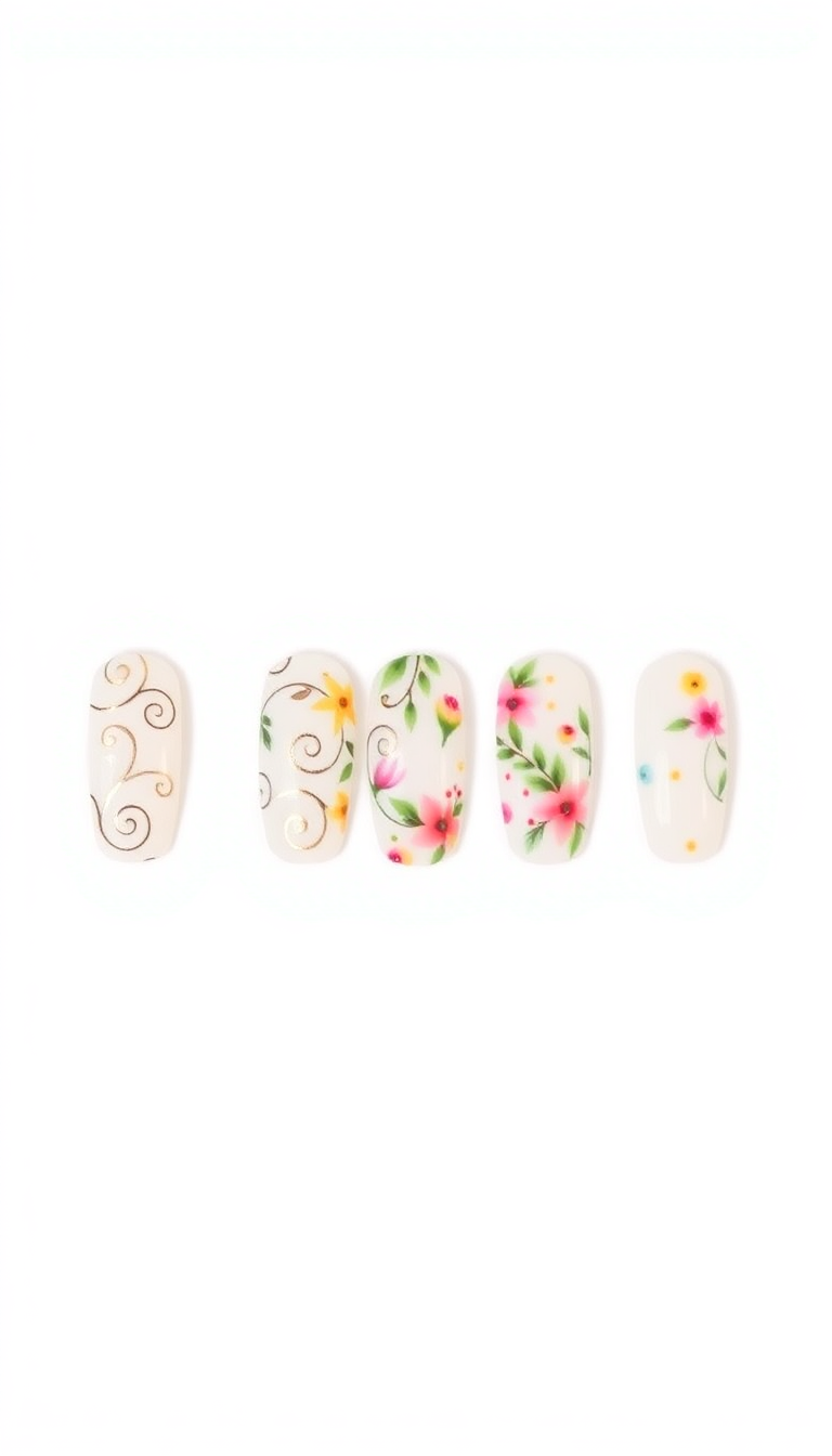 5. Mod Swirls and Floral Fusion