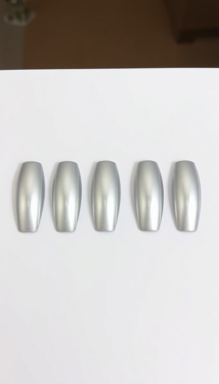 6. Bold Metallic Silver