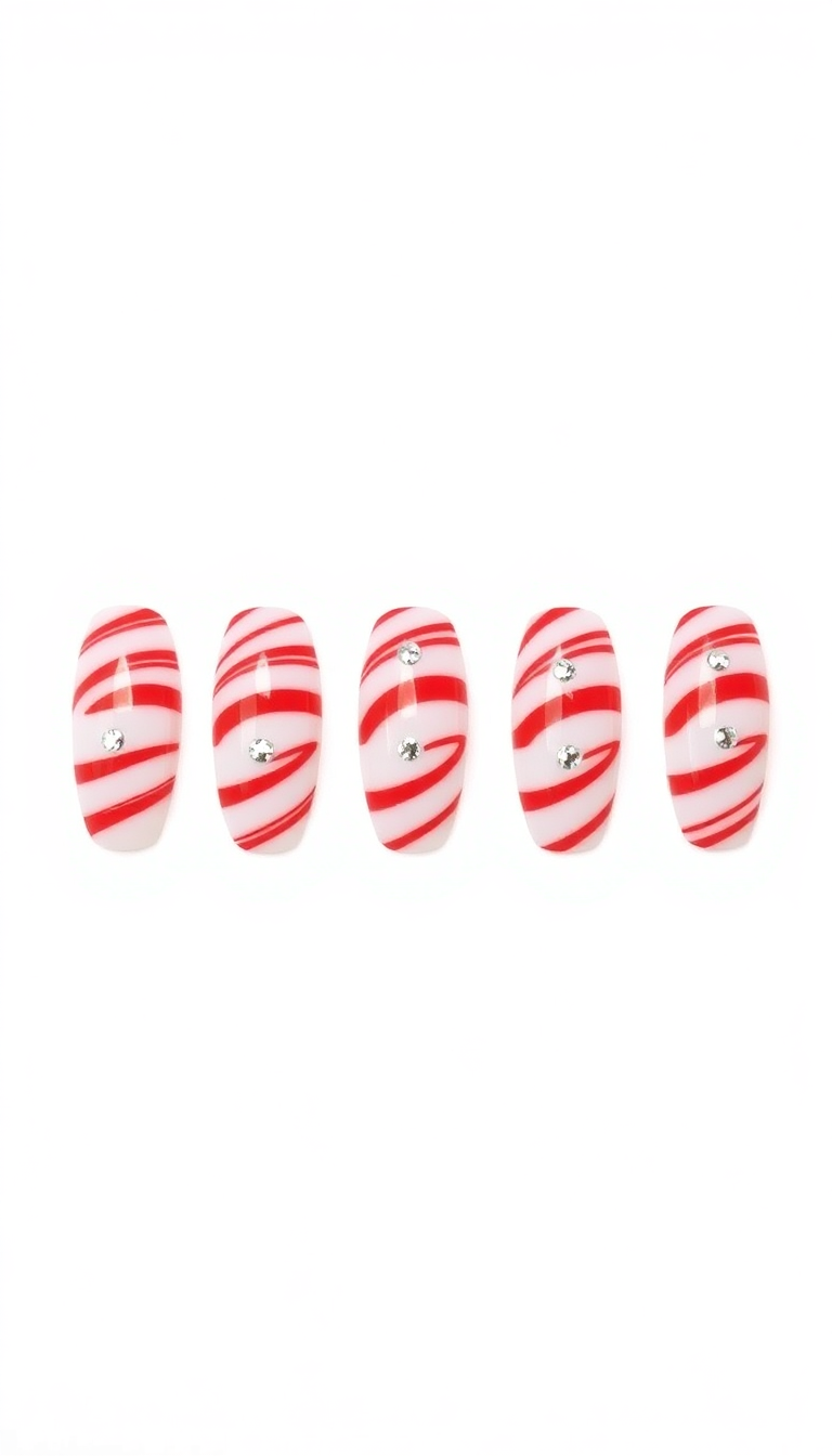 6. Candy Cane Stripes and Dots