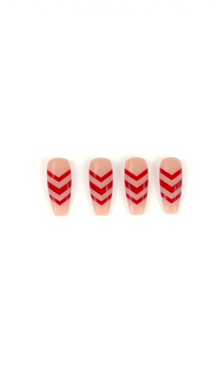 7. Bold Red Chevron