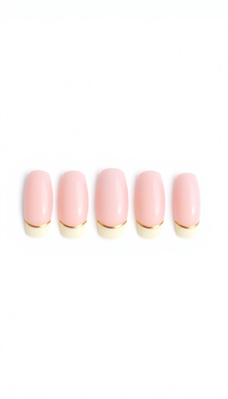 7. Classic French Manicure with a Twist