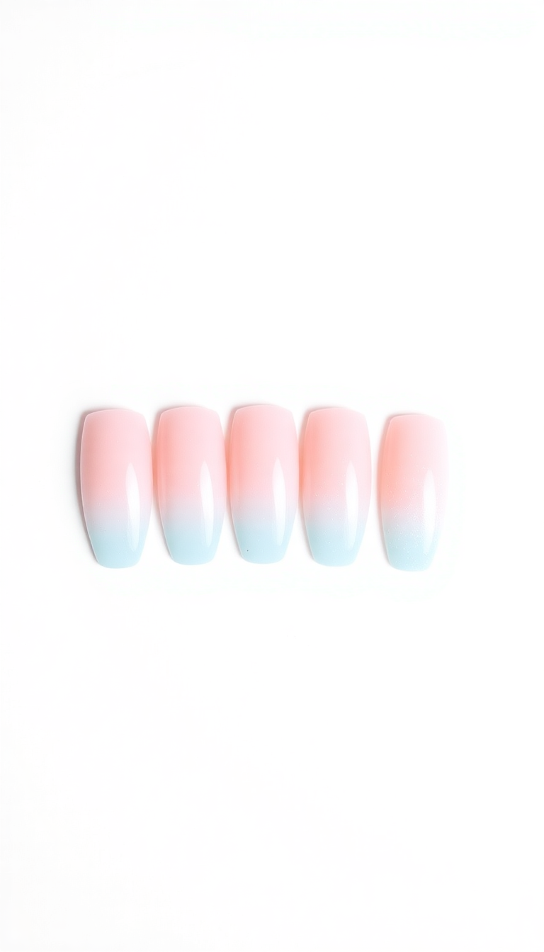 7. Frosted Pastel Ombre