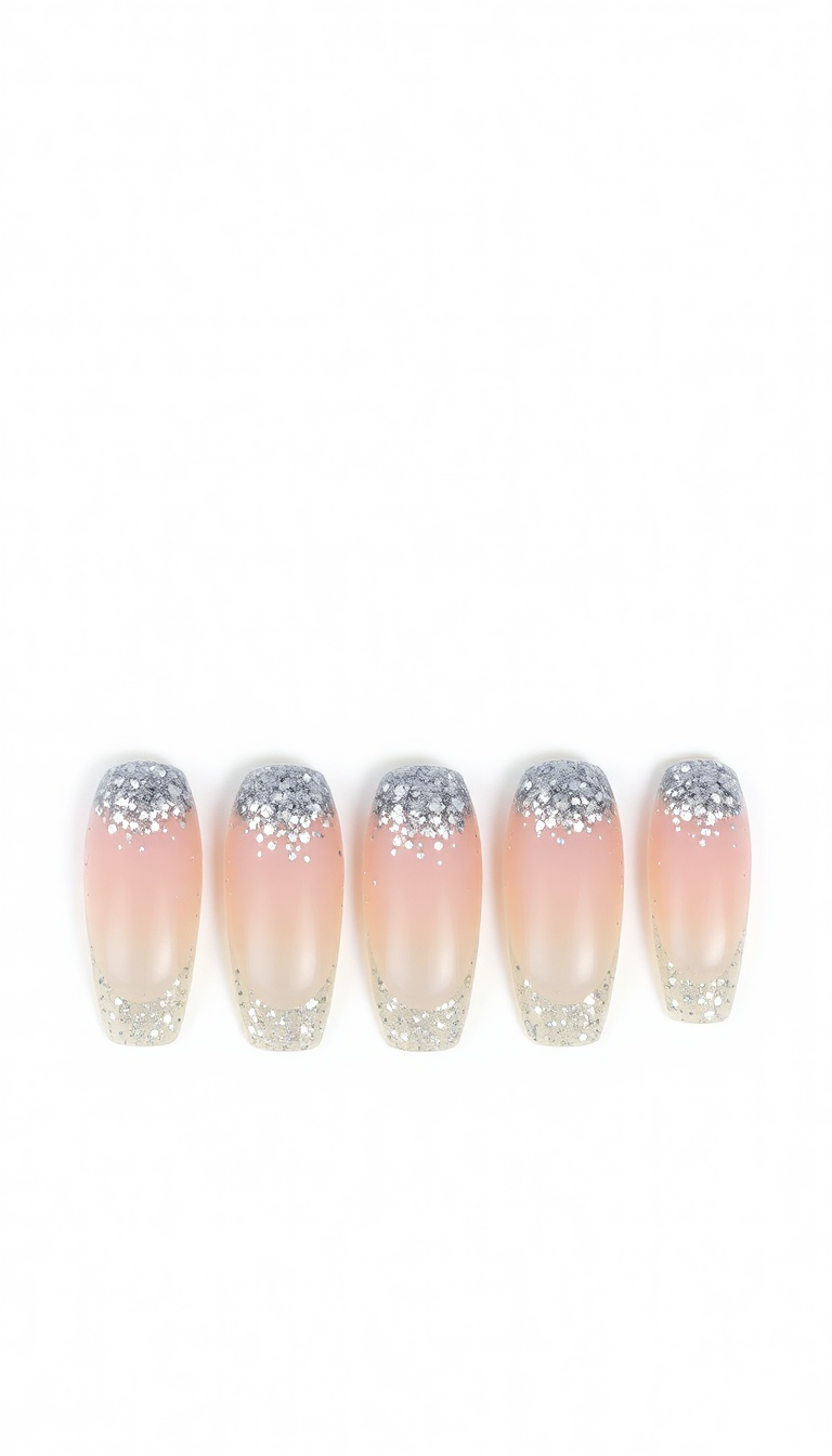 7. Glitter Gradient Glamour