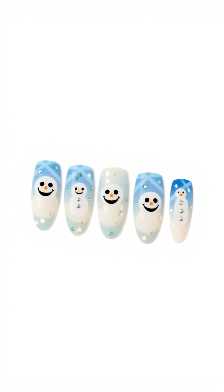 7. Haunted Snowman Smiles