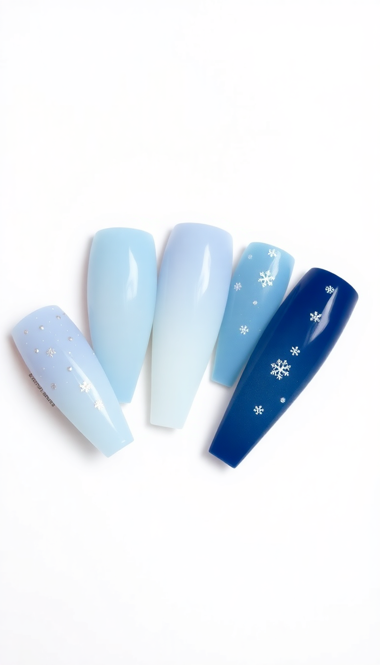 7. Soft Winter Blues Palette