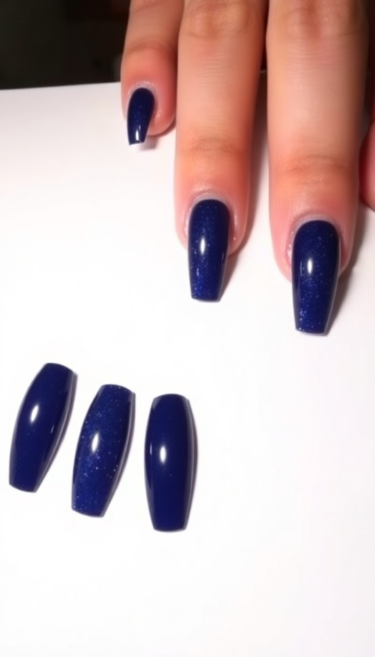 8. Shimmering Midnight Blue