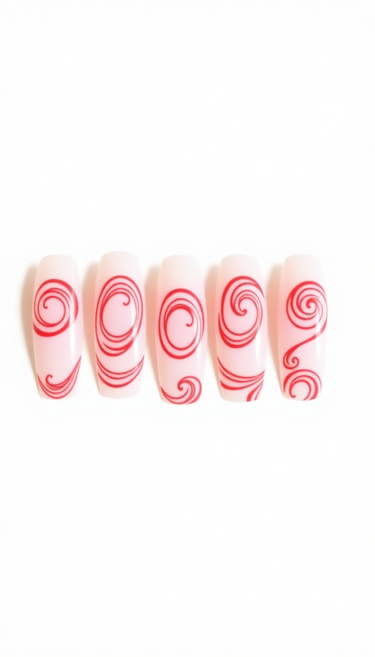 9. Playful Candy Cane Stripes