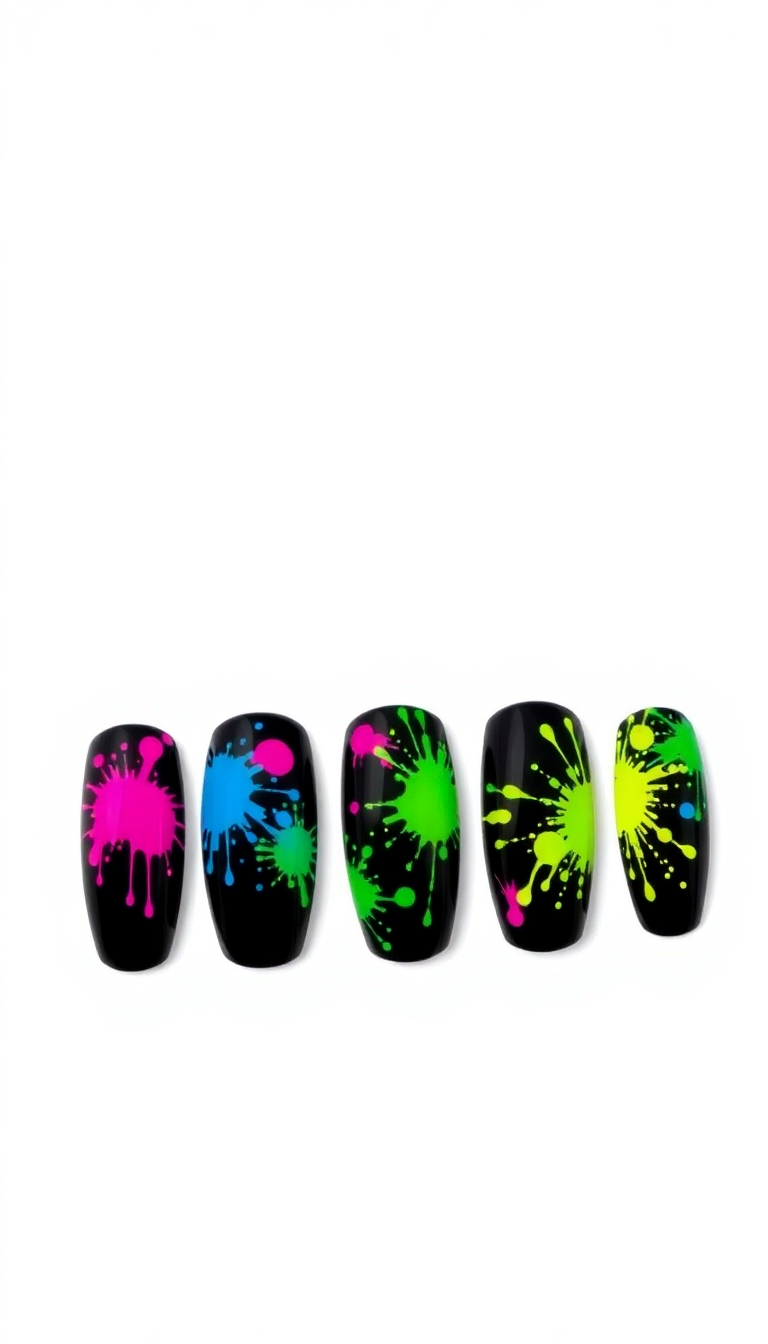 9. Vibrant Neon Splash