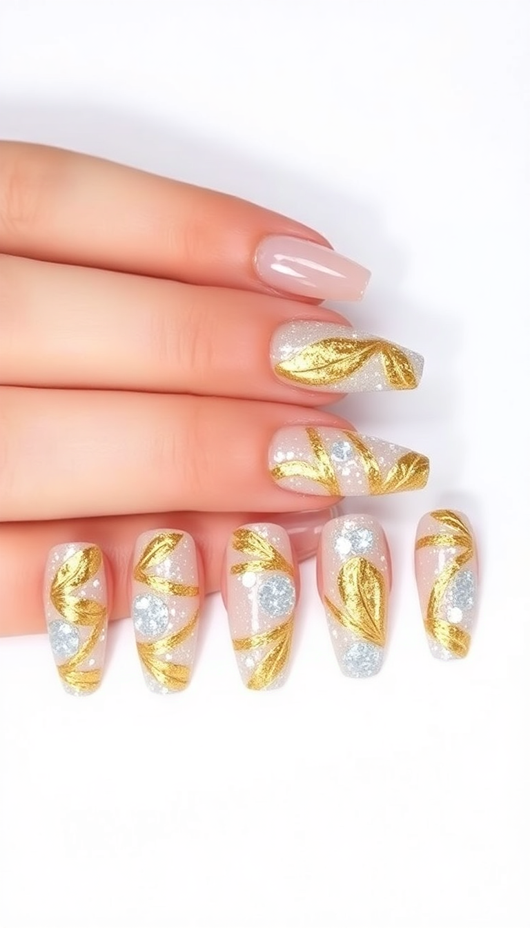 10. Chic Silver and Gold Combo