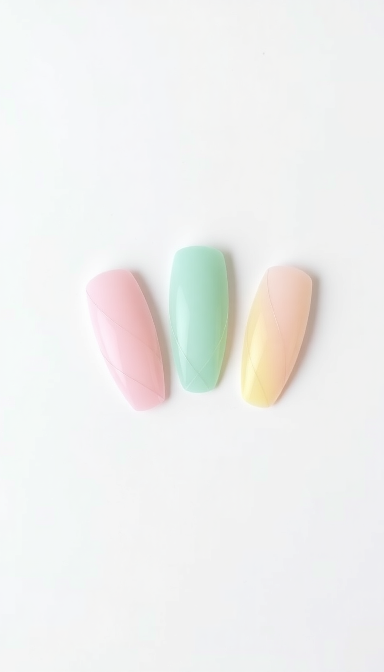 10. Minimalist Pastel Lines