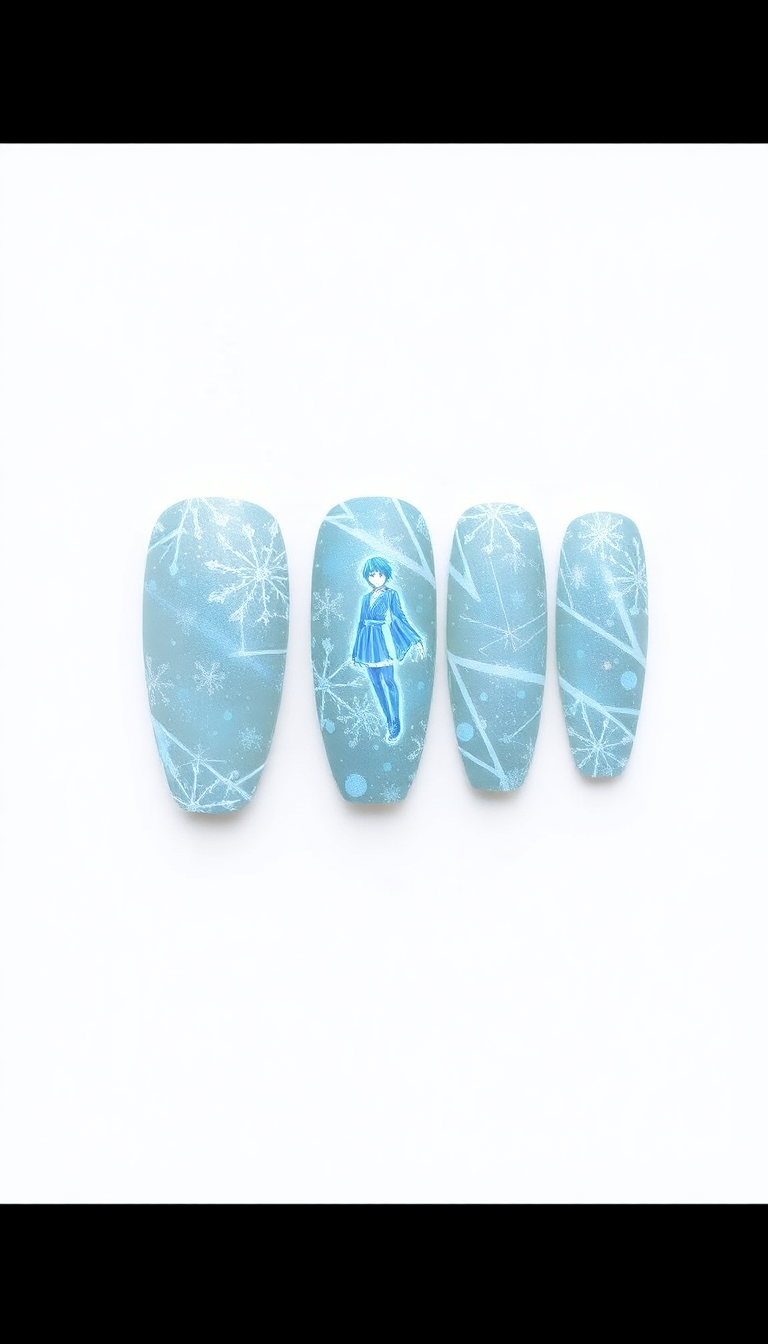 10. Mystical Ice Patterns with Toge Inumaki