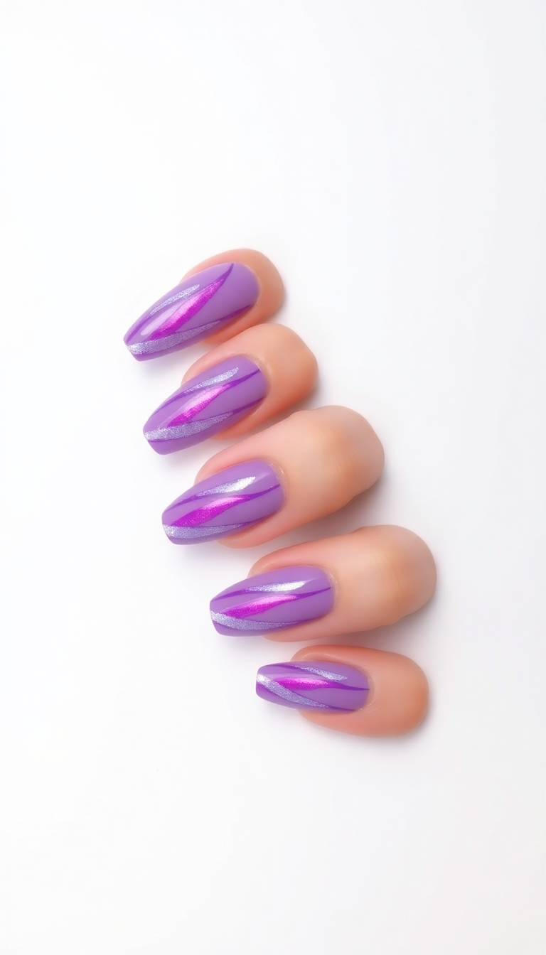 10. Vibrant Violet Splash