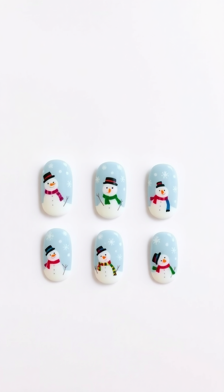 11. Joyful Snowman Scenes