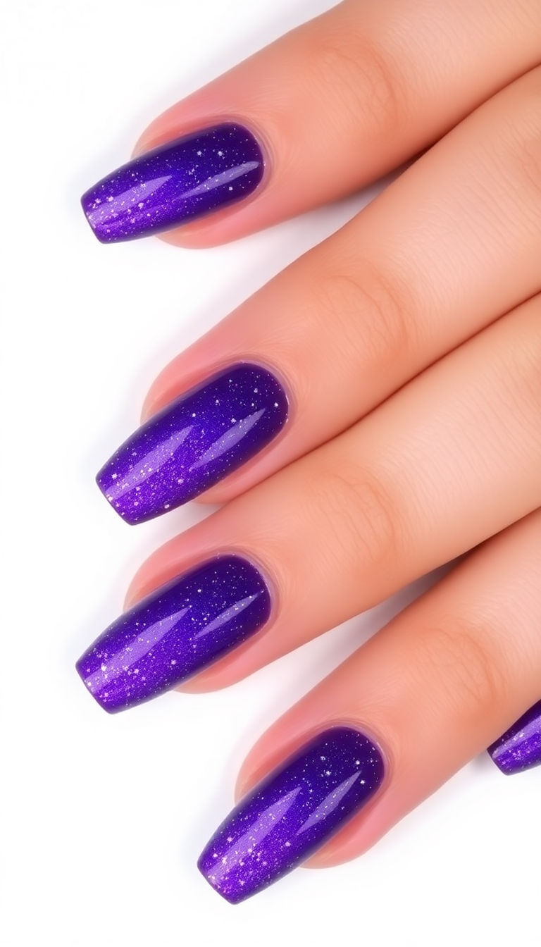 11. Sparkling Violet Night Sky