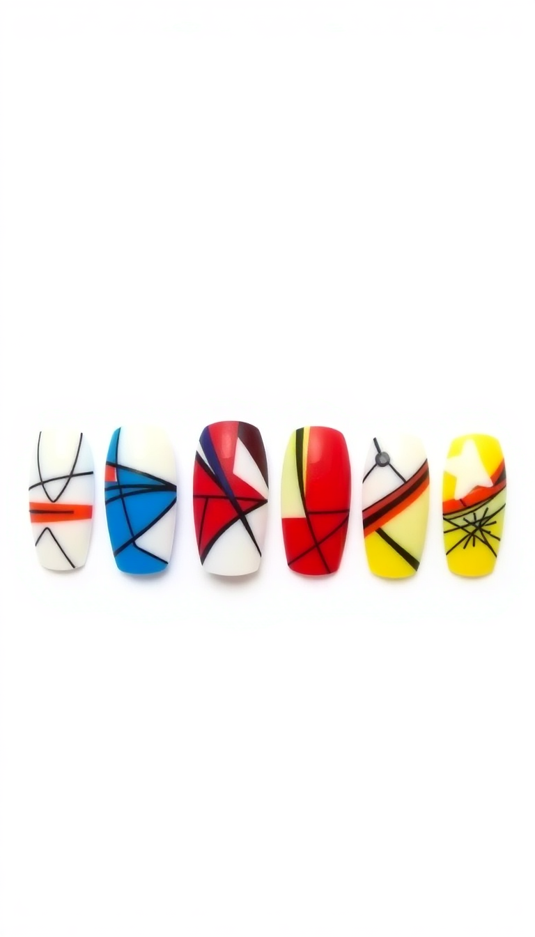 12. Abstract Art with Bold Lines