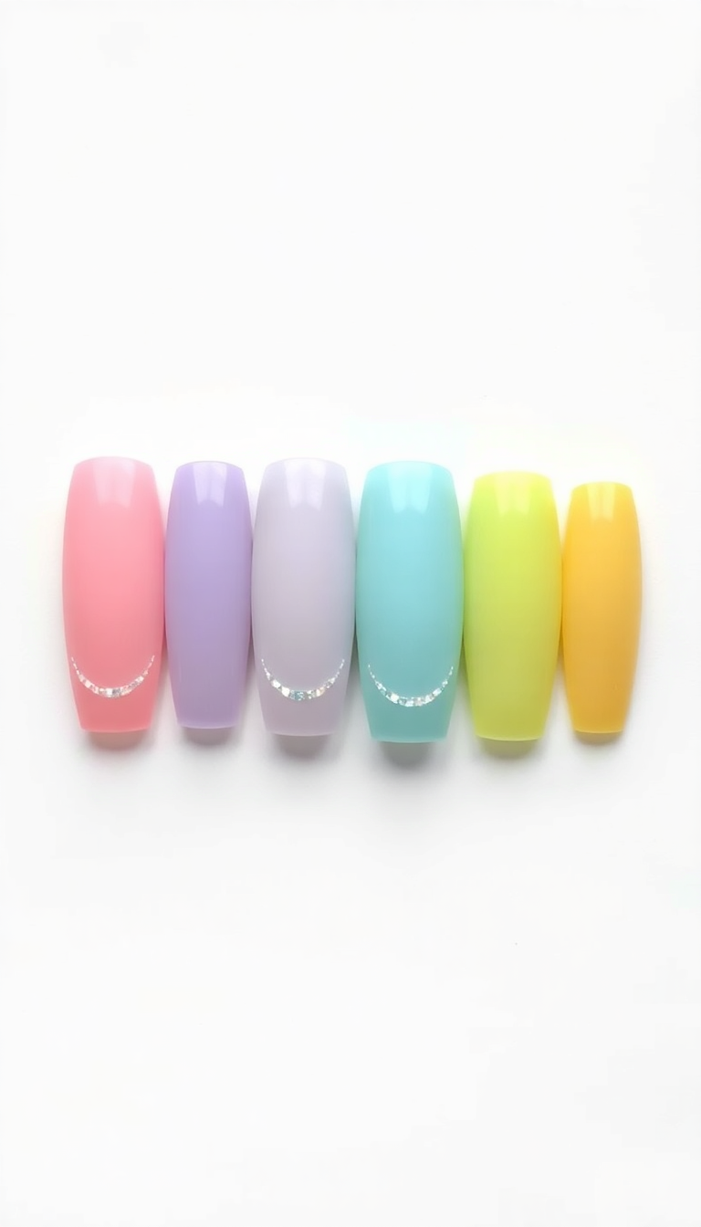 12. Shimmering Pastel Moons