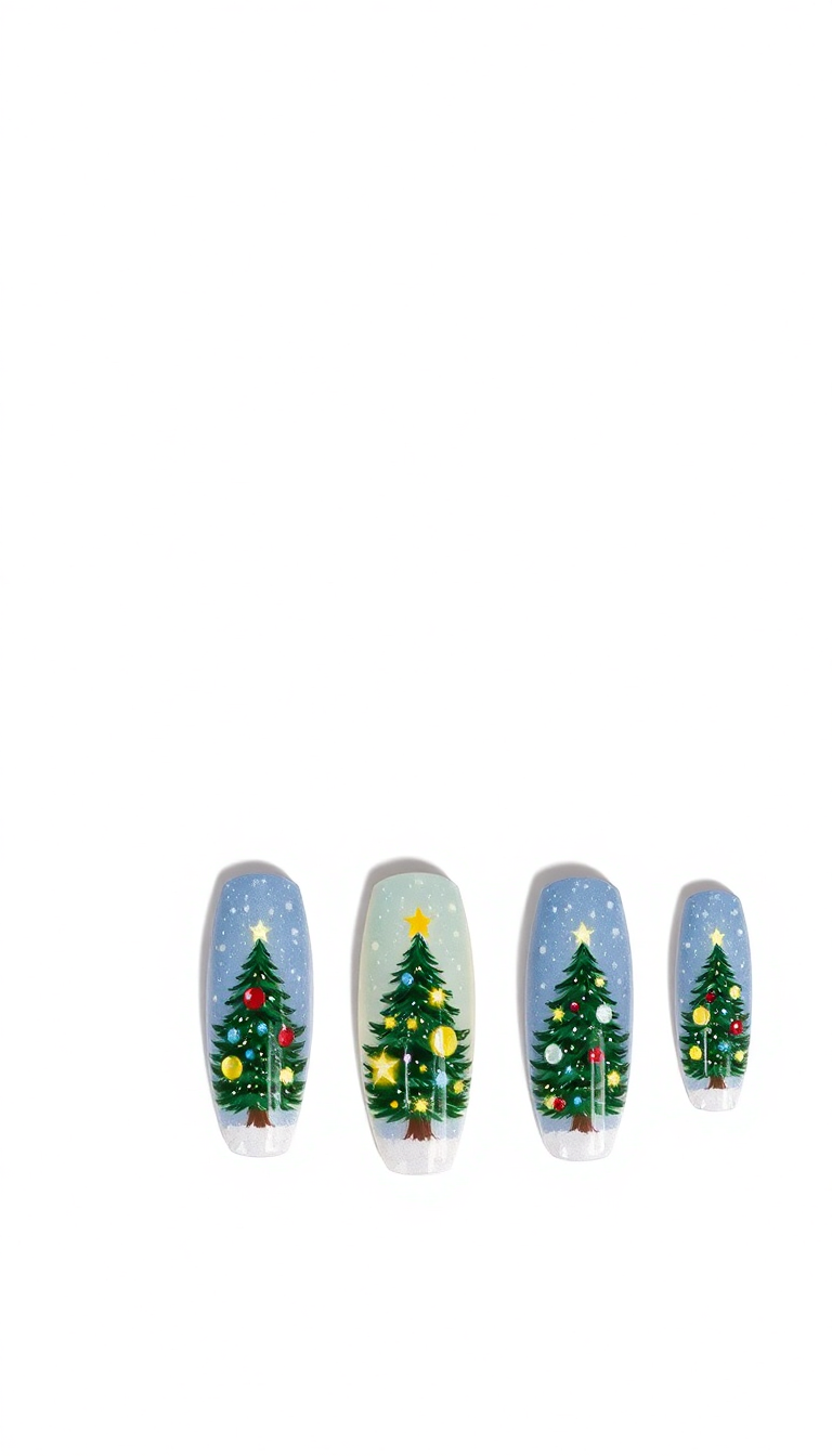 2. Festive Christmas Trees