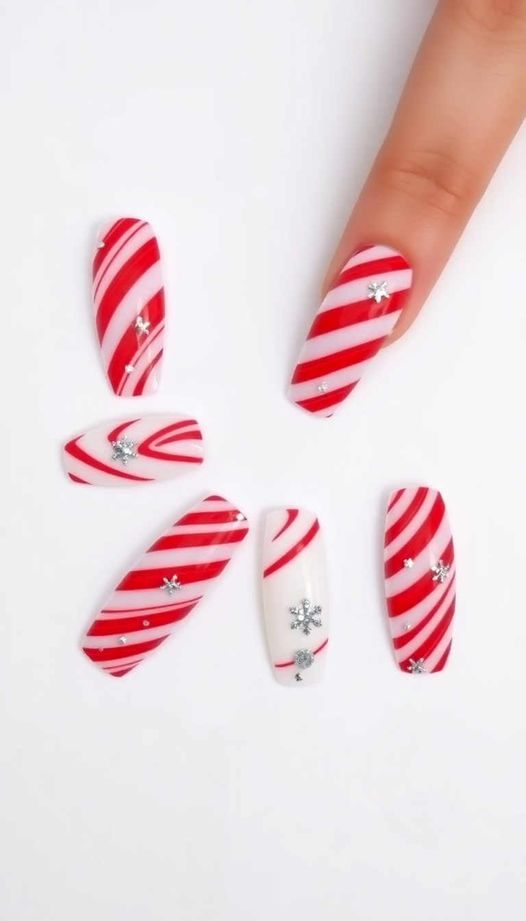 3. Festive Candy Canes