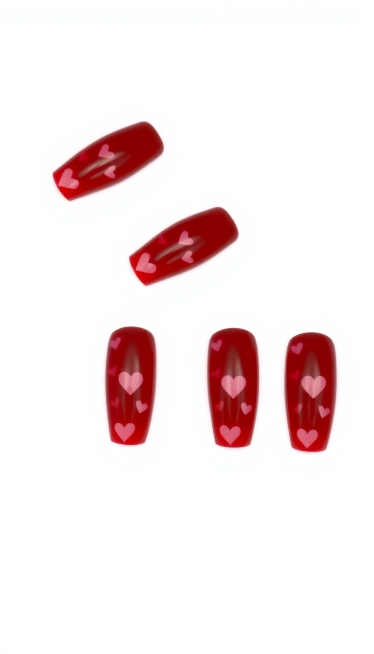 3. Romantic Red Hearts