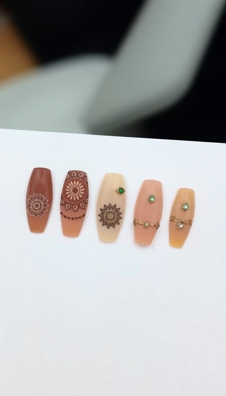 4. Boho Chic Earth Tones