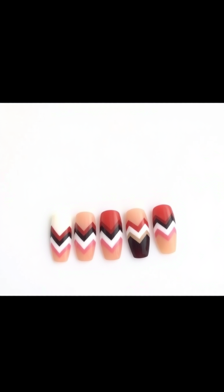 4. Chic Chevron Stripes