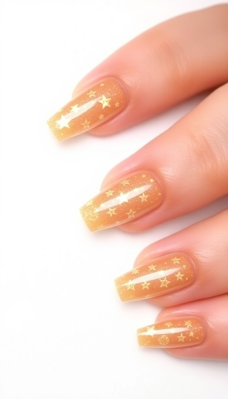 4. Gleaming Gold Stars