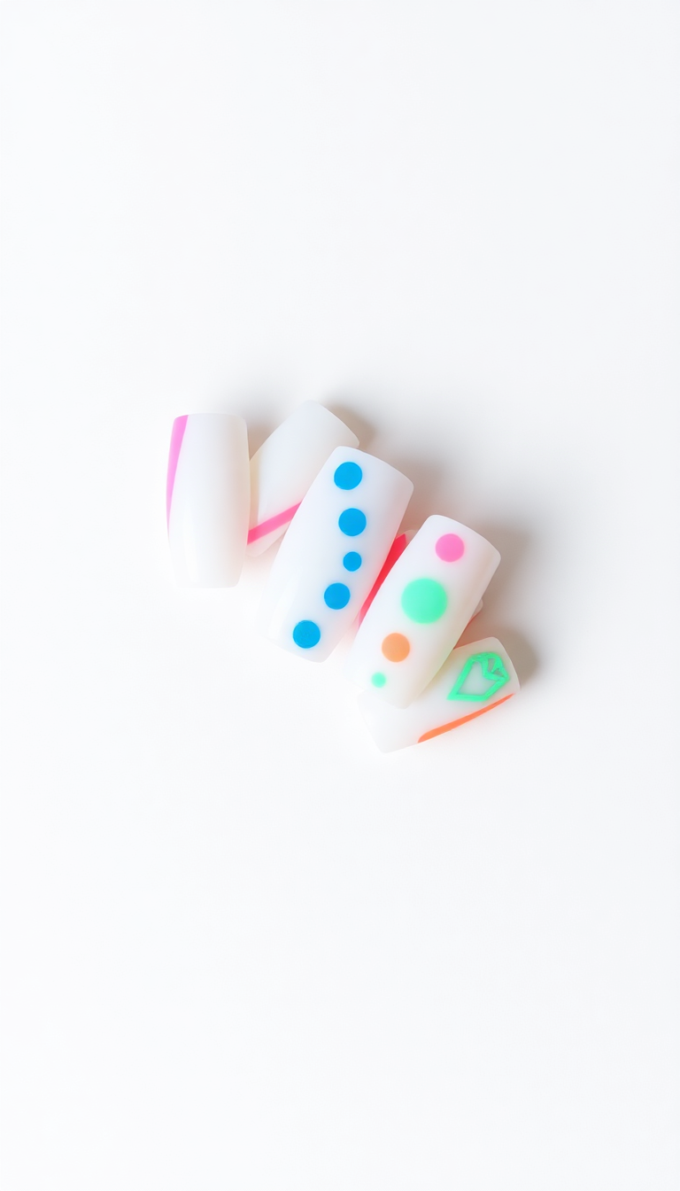 5. Winter White with a Pop of Neon