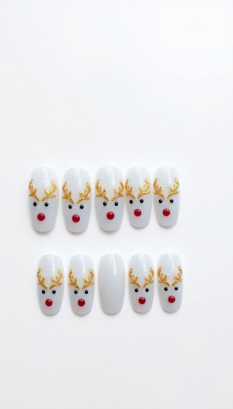 6. Radiant Reindeer Designs