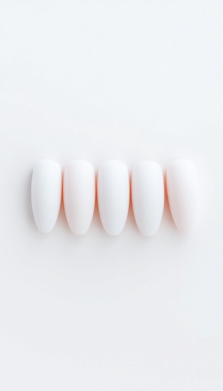7. Frosty Matte Whites