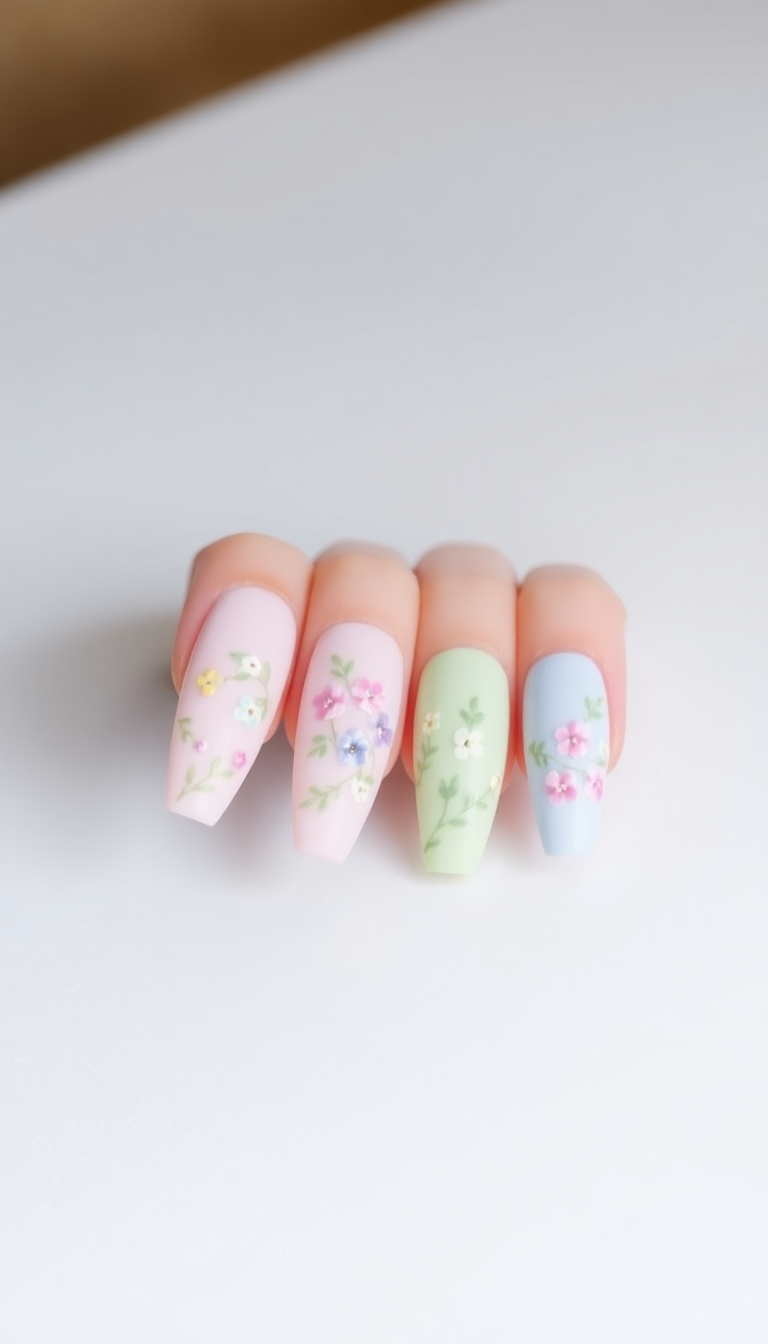 7. Pastel Floral Delights