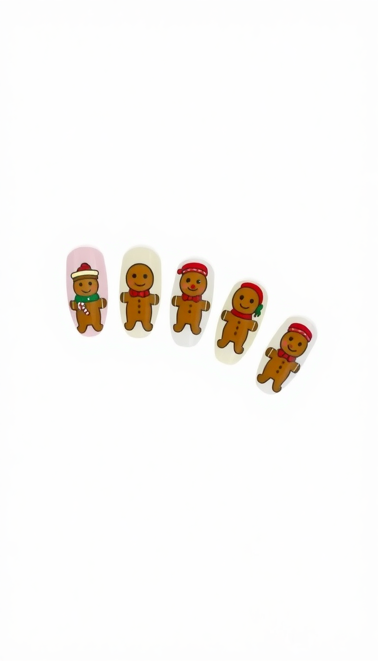 8. Gleeful Gingerbread Characters
