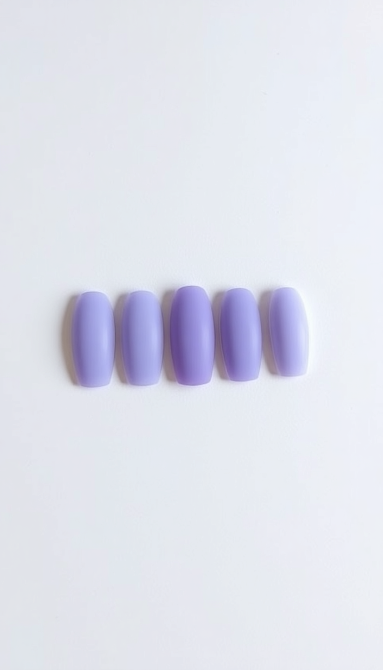 8. Pastel Periwinkle Touch