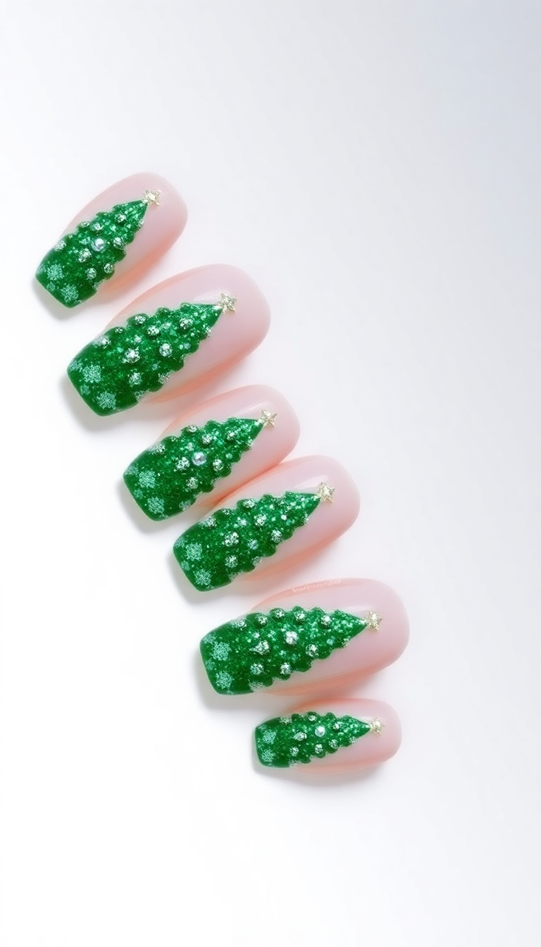 8. Shimmering Christmas Trees