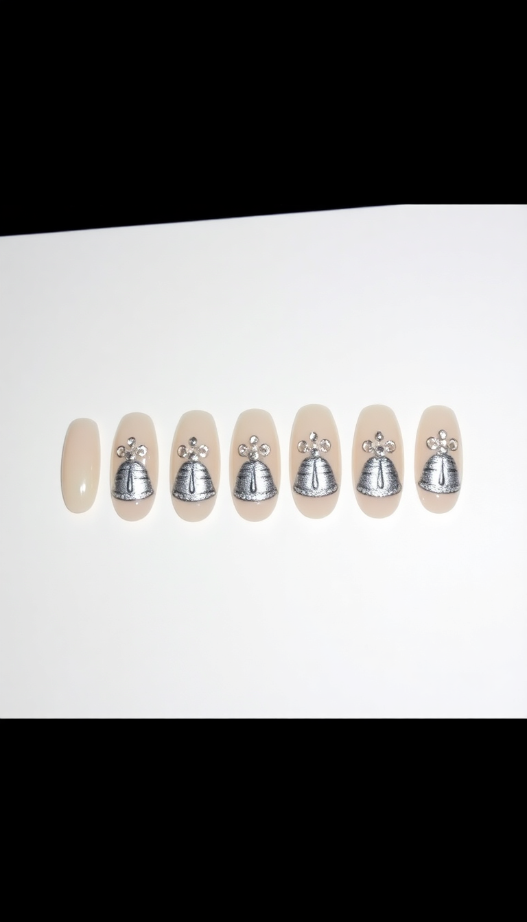 9. Elegant Silver Bells