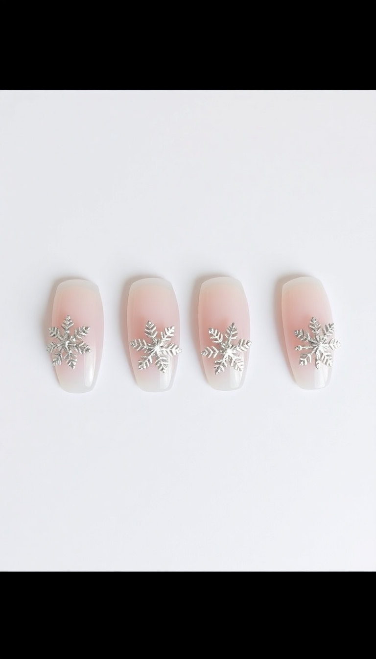 10. 3D Snowflake Embellishments
