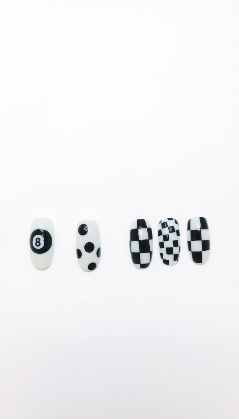 10. 8-Ball and Checkerboard Chic