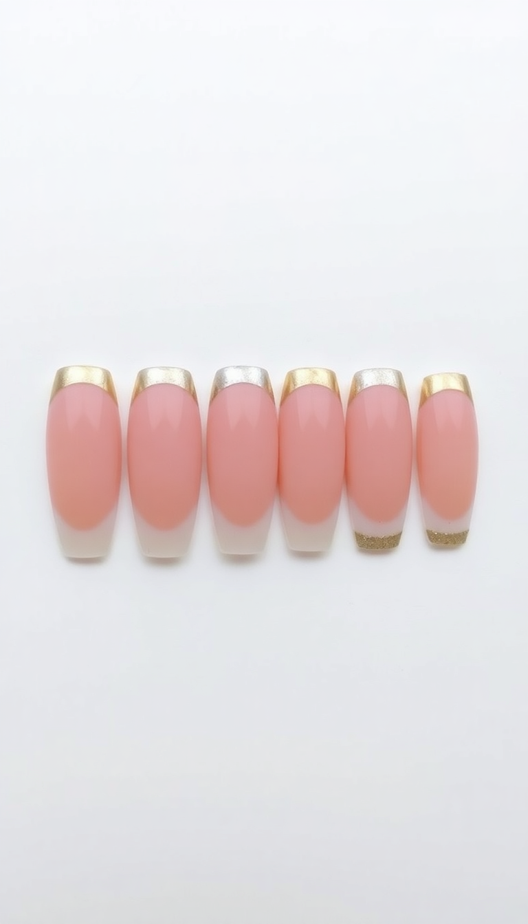 10. Chic Metallic Tips