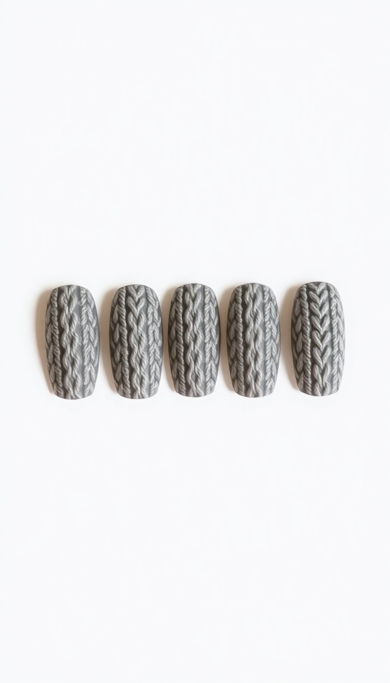 10. Classic Grey Knit Designs