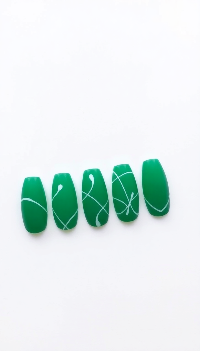 10. Emerald with Minimalist Art