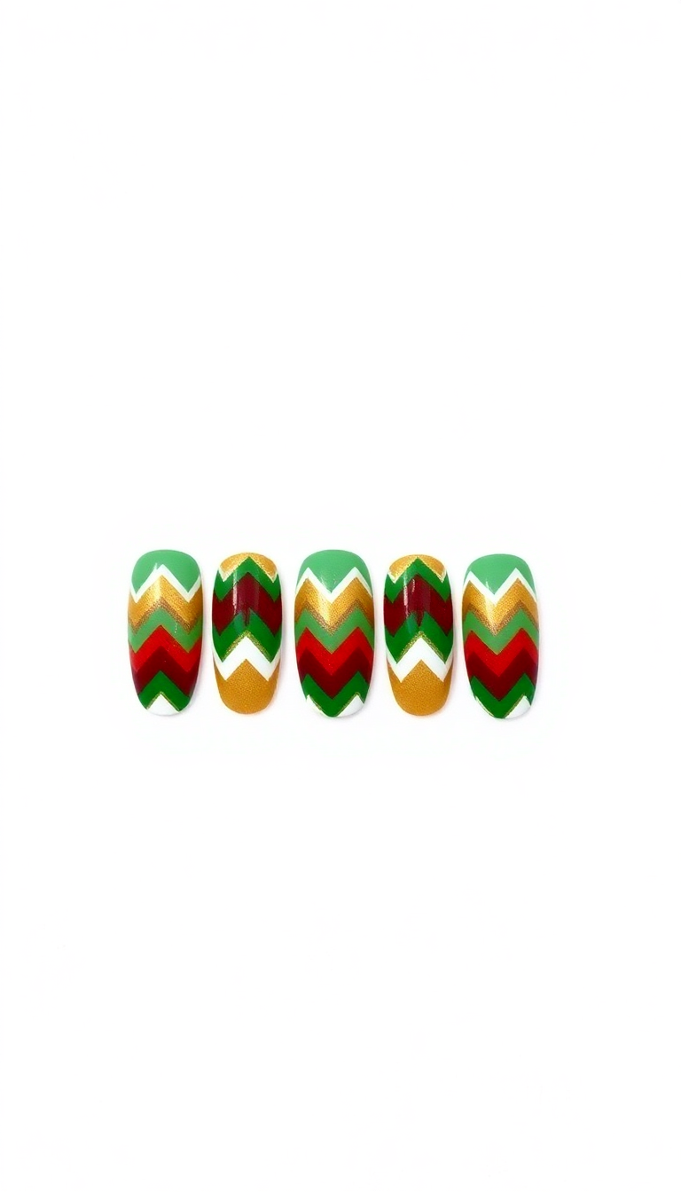 10. Festive Chevron Patterns