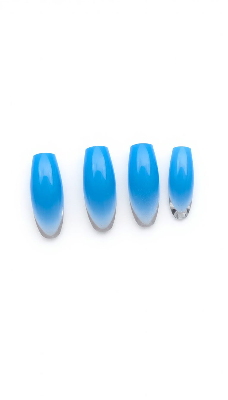 10. Icy Blue Ombre